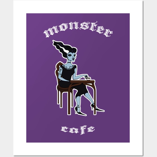 Monster Cafe Wall Art by RedrockitScott